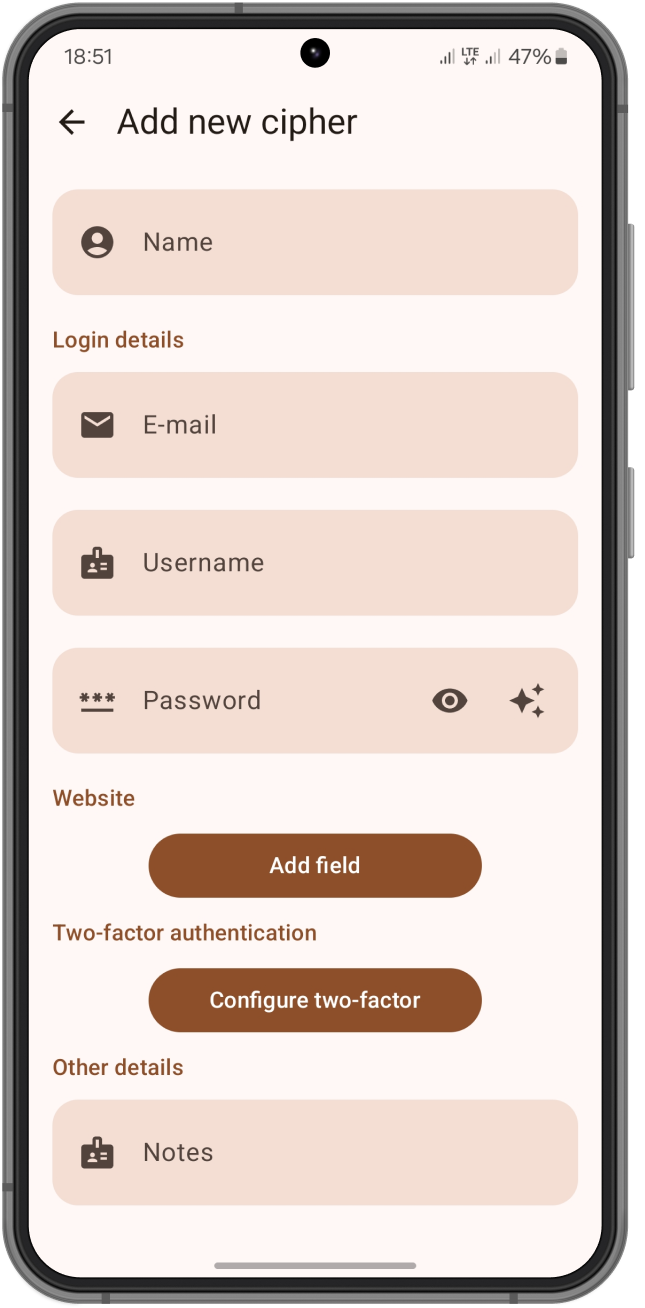 librepass mobile app screenshot
